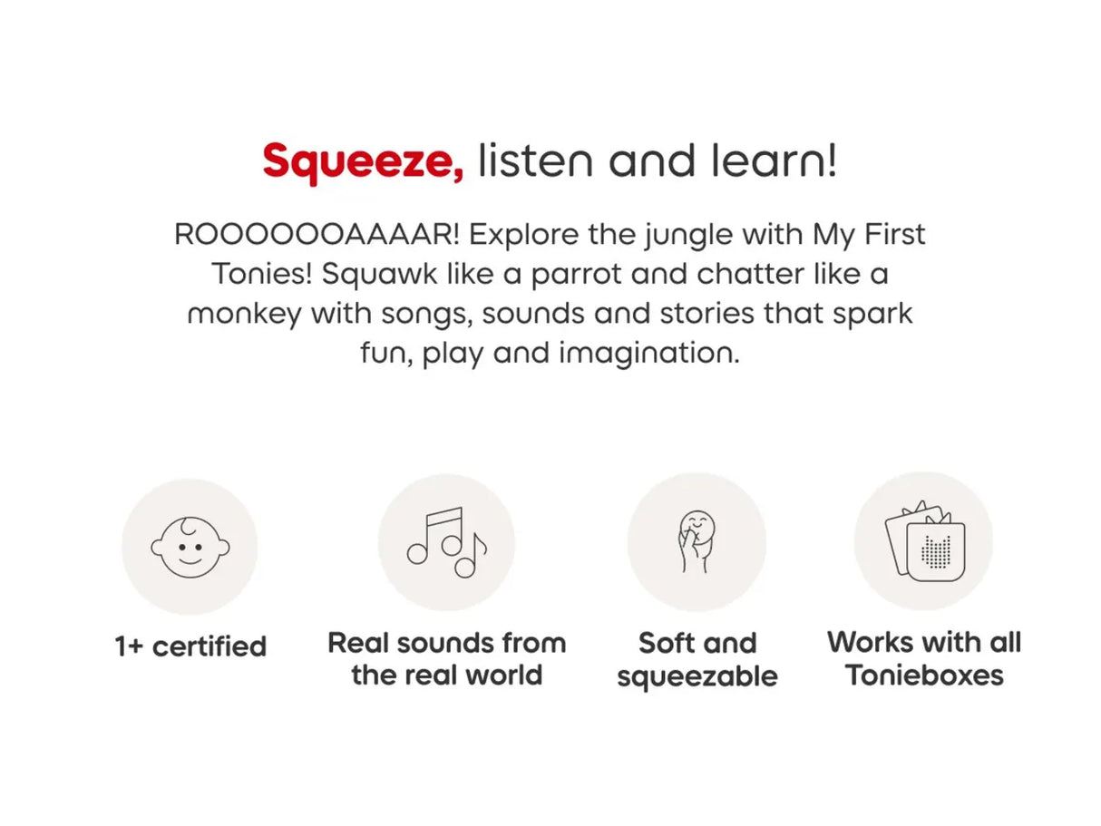 My First Tonies - Jungle Set - Listen and learn!