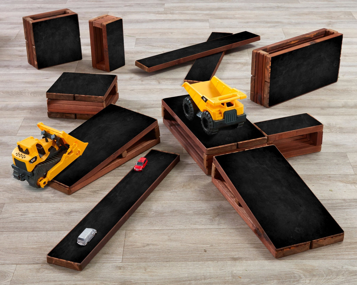 Cosy Chalkboard Hollow Blocks (11Pk) (Direct Shipping Item) - Little Whispers