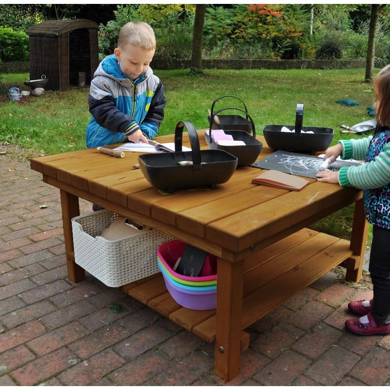 Cosy Large Square Table Workstation (Direct Shipping Item) - Little Whispers