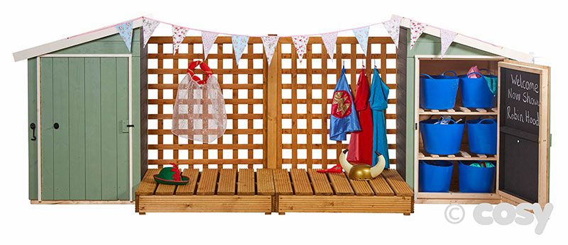 Cosy Trellis Staging For Shedtacular (Direct Shipping Item) - Little Whispers