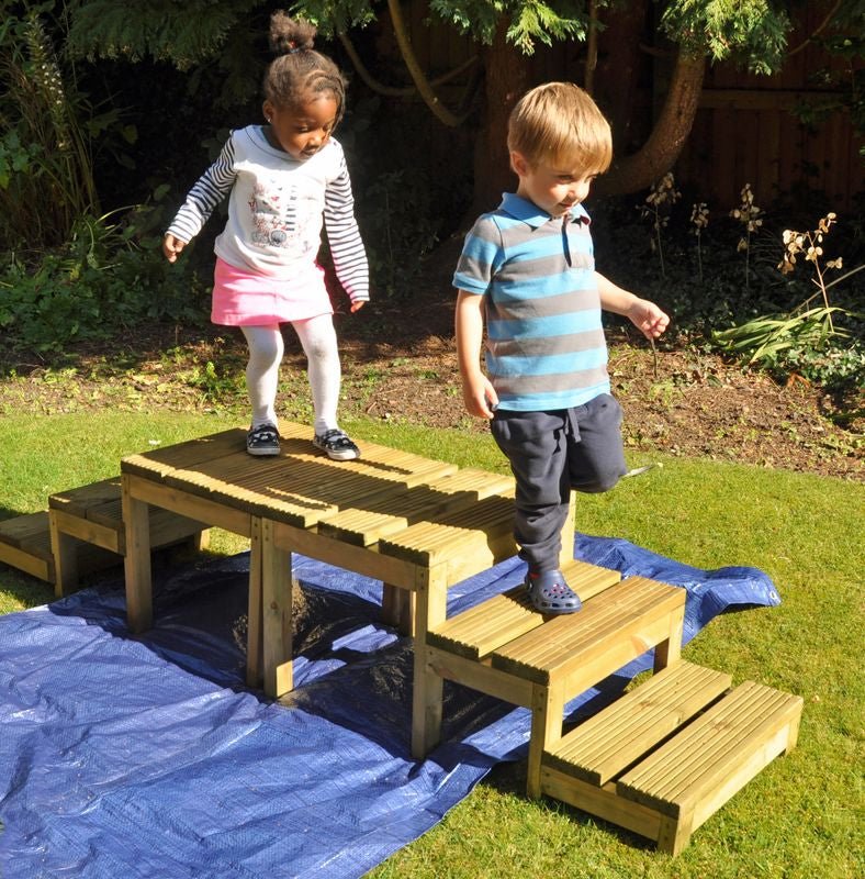 Cosy Up And Down Platform Steps (2 Halves) (Direct Shipping Item) - Little Whispers