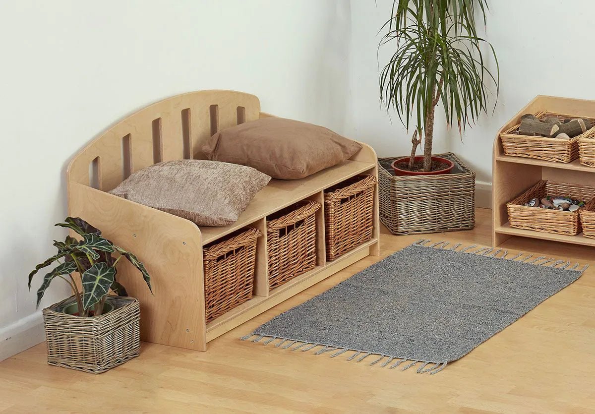 Cosy Low Healdswood Storage Bench (Direct Shipping Item) - Little Whispers