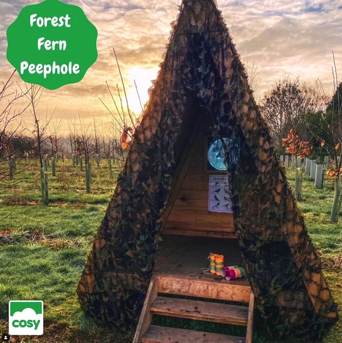 Forest Fern Peephole 35439 (Direct Shipping Item) - Little Whispers