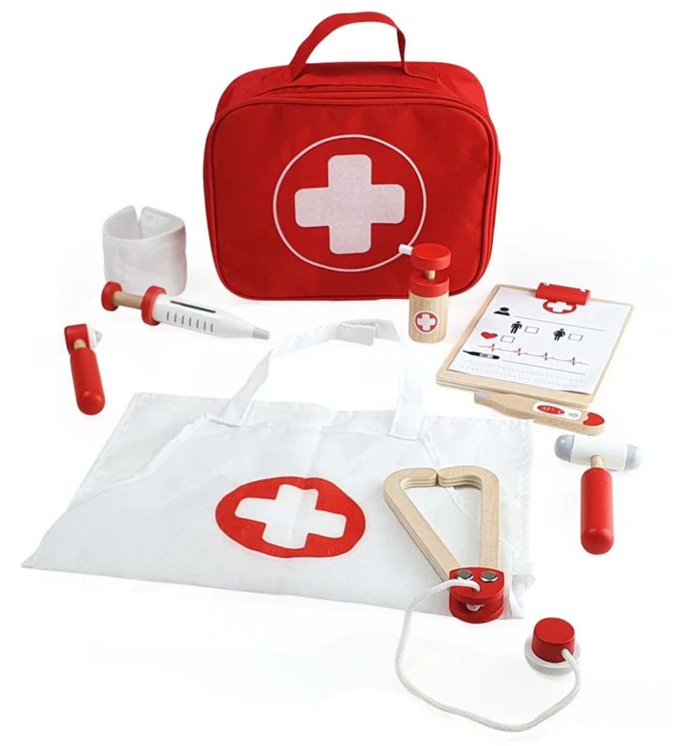 Ness the Nurse Story Sack with Medical Bag - Little Whispers