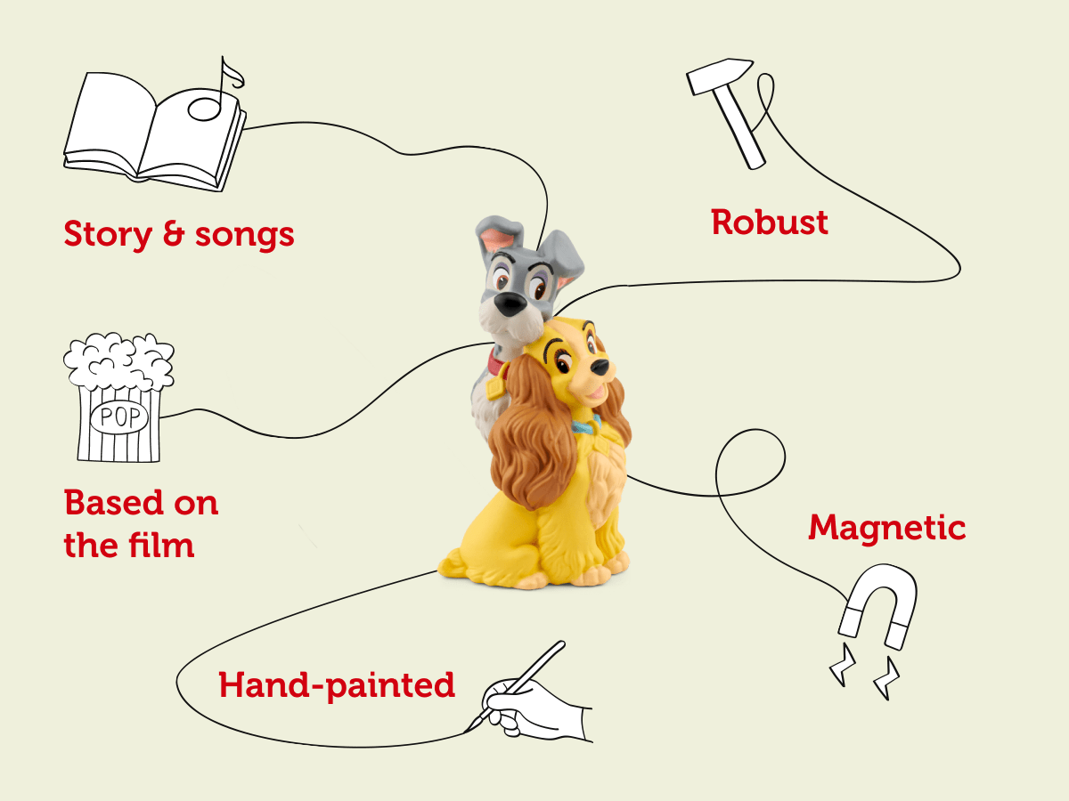 Tonies Audio Character - Lady and the Tramp - Little Whispers