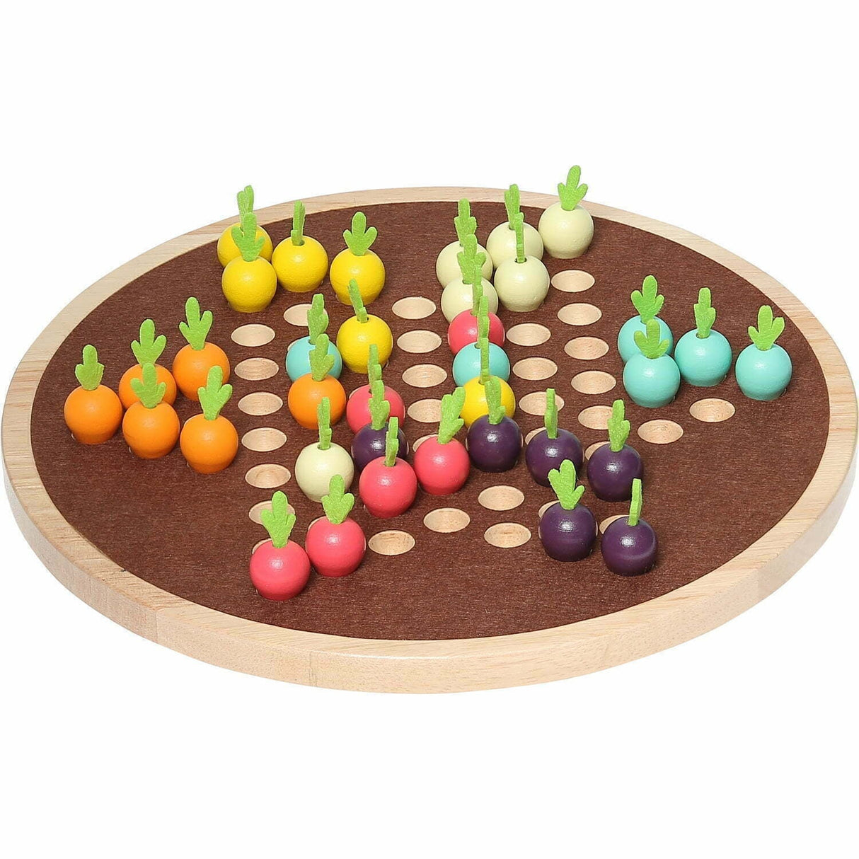 Vilac A Trip Across The Vegetable Garden – Chinese Checkers (Direct Shipping) - Little Whispers