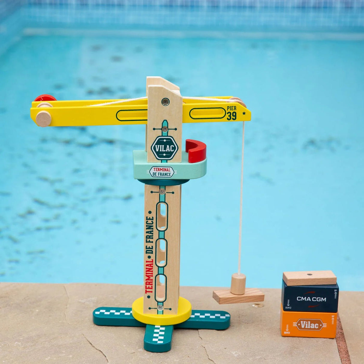 Vilac Vilacity Crane VIL2357 (Direct Shipping) - Little Whispers