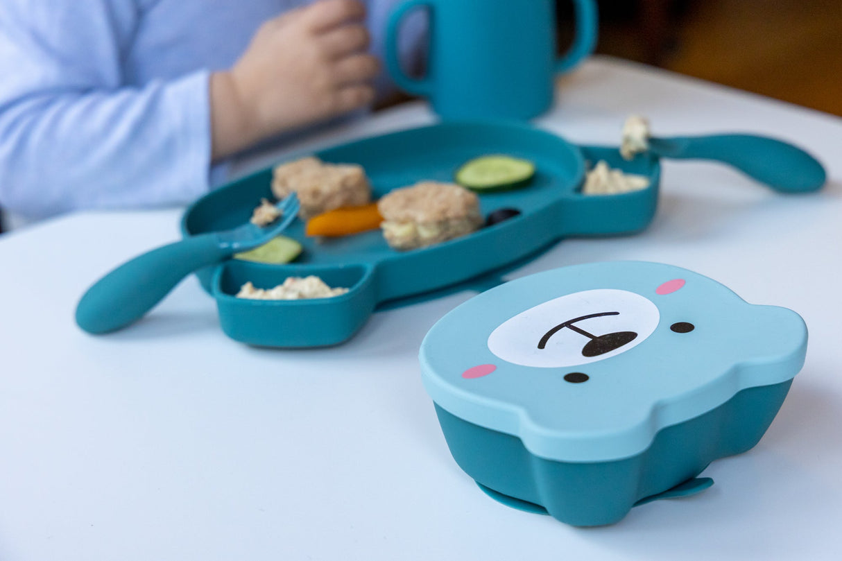 Tum Tum Silicone Baby Weaning Set with Bib and Cup - Little Whispers