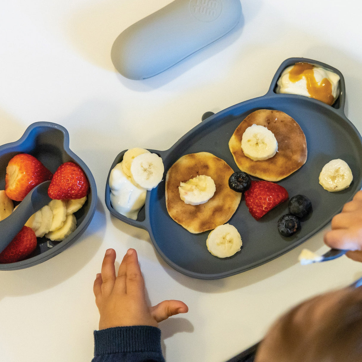 Tum Tum Silicone Baby Weaning Set with Bib and Cup - Little Whispers