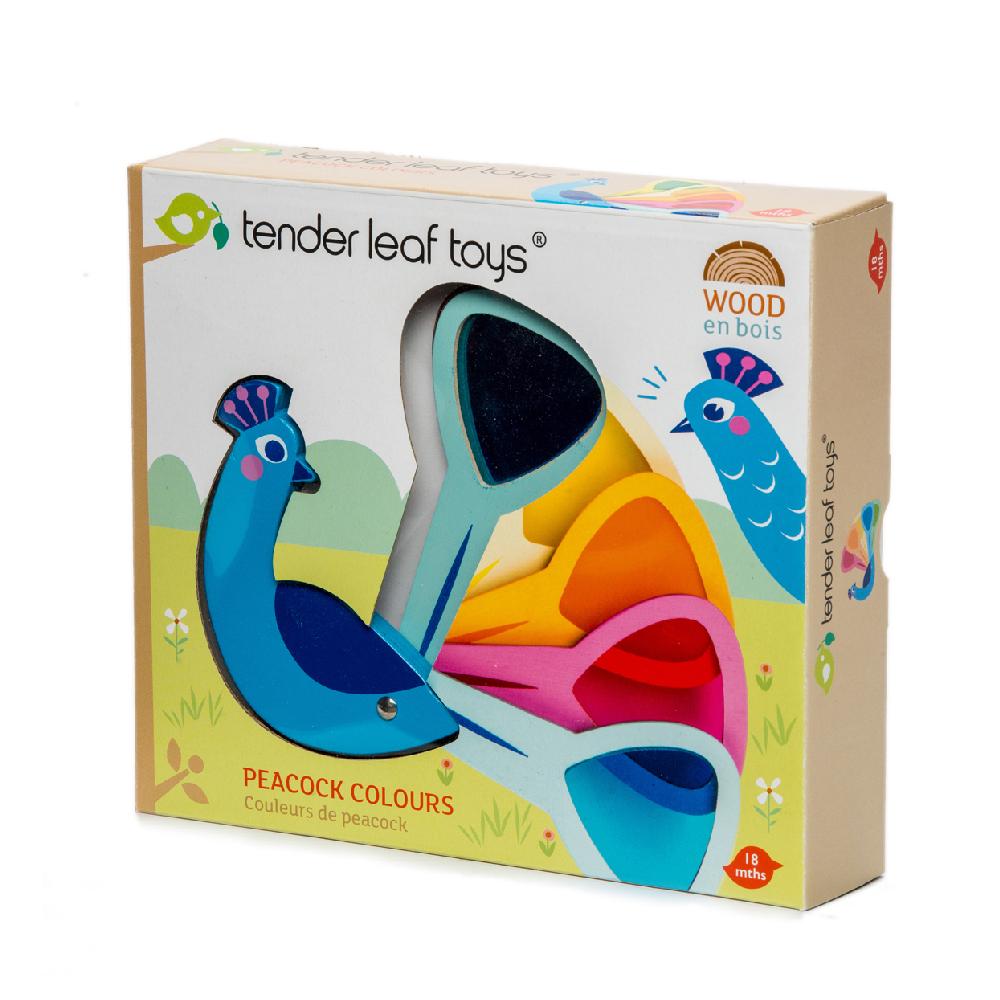 Tender Leaf Peacock Colours - Little Whispers