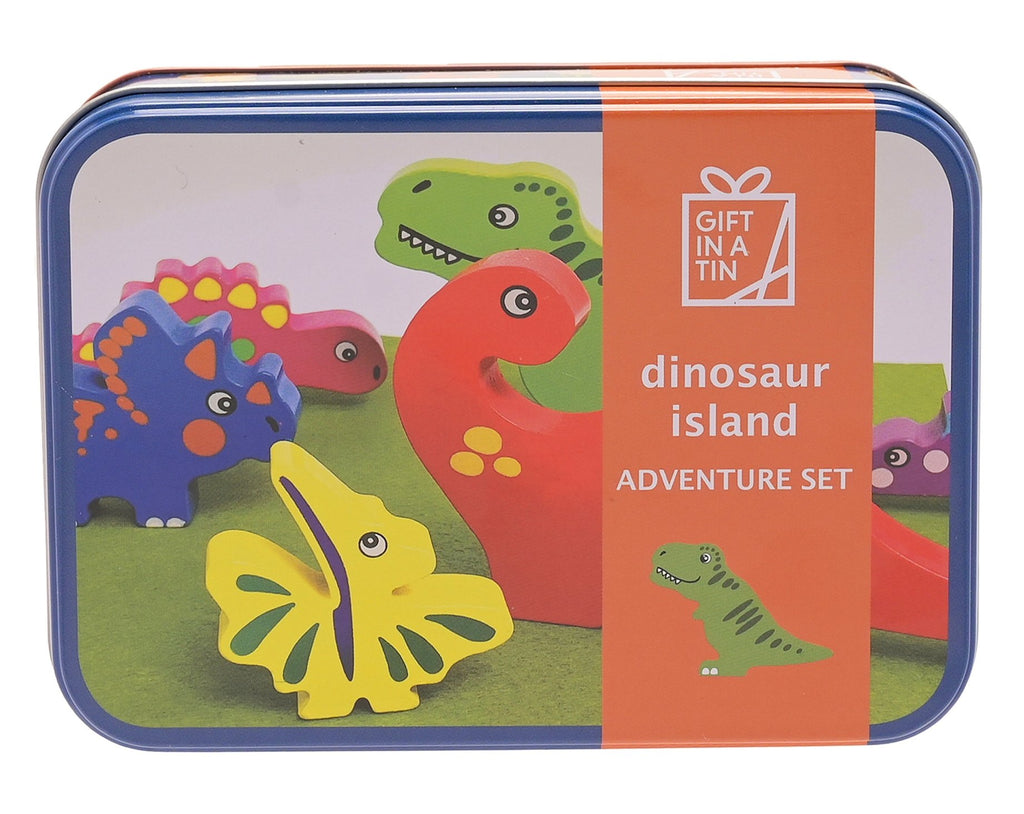 Apples To Pears Gift In A Tin Dinosaur Island - Little Whispers