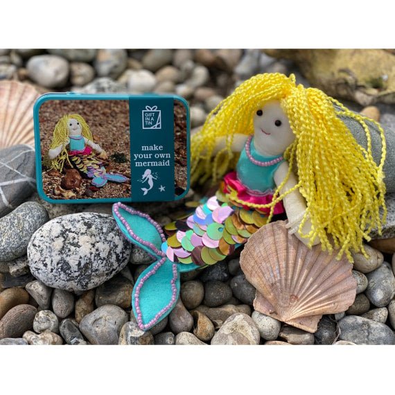 Apples To Pears Gift In A Tin Make Your Own Mermaid - Little Whispers