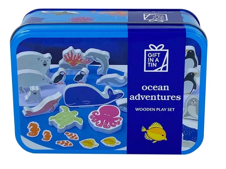 Apples To Pears Gift In A Tin Ocean Adventures - Little Whispers