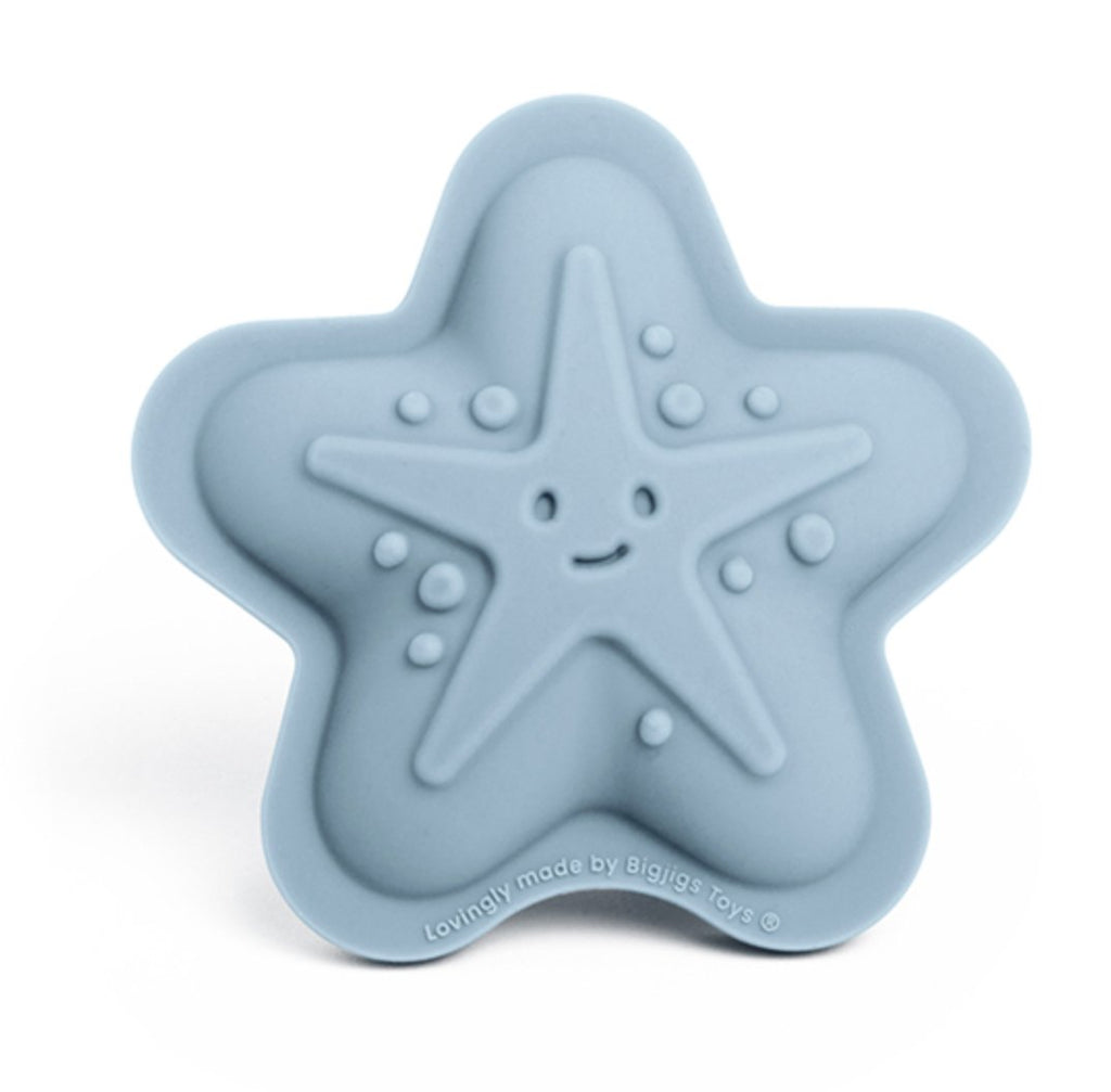 Bigjigs Silicone Sand Moulds Dove Grey - Little Whispers