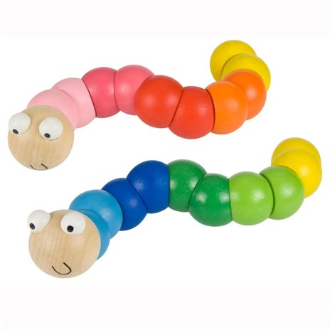 Bigjigs Wiggly Wooden Worm - Little Whispers