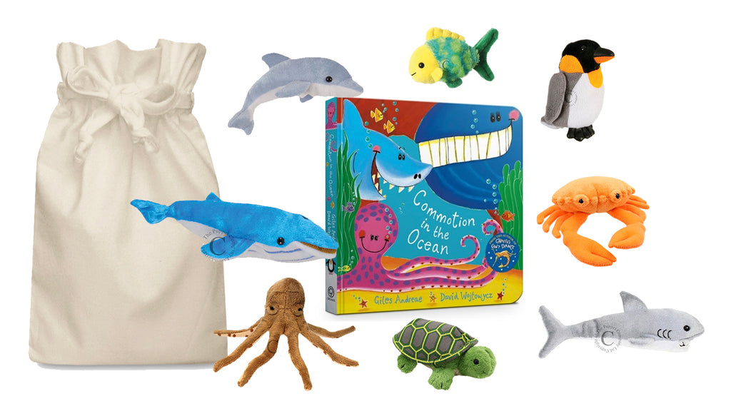 Commotion in the Ocean Puppet Company Story Sack