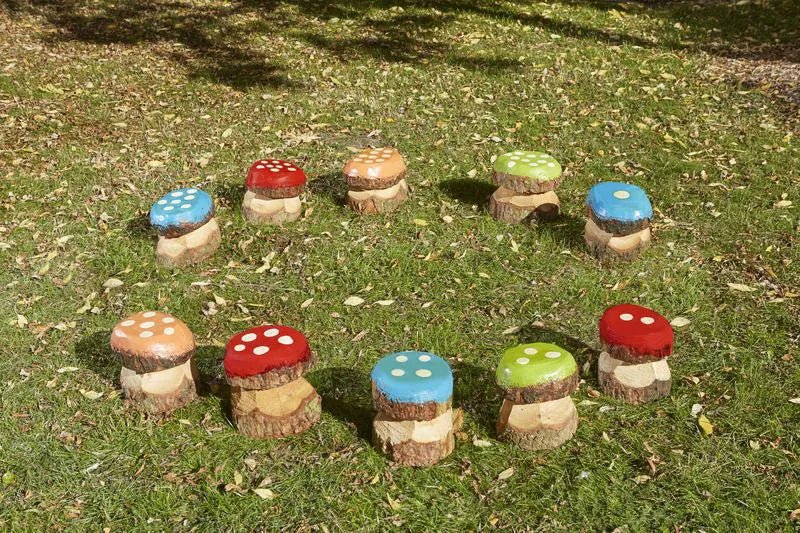 Cosy Mini Mushroom Number Seats (Direct Shipping Item) - Little Whispers
