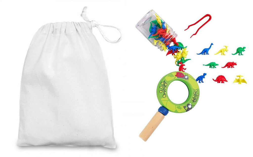 Dinosaur and Magnifier Party Bag - Little Whispers