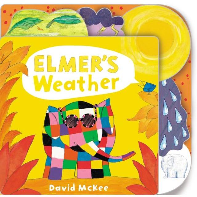 Elmer's Weather: Tabbed Board Book - Little Whispers