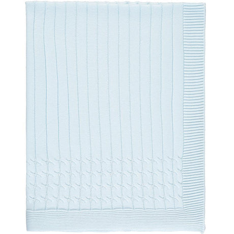 Emile Et Rose New Style Blue Knitted Blanket - Little Whispers