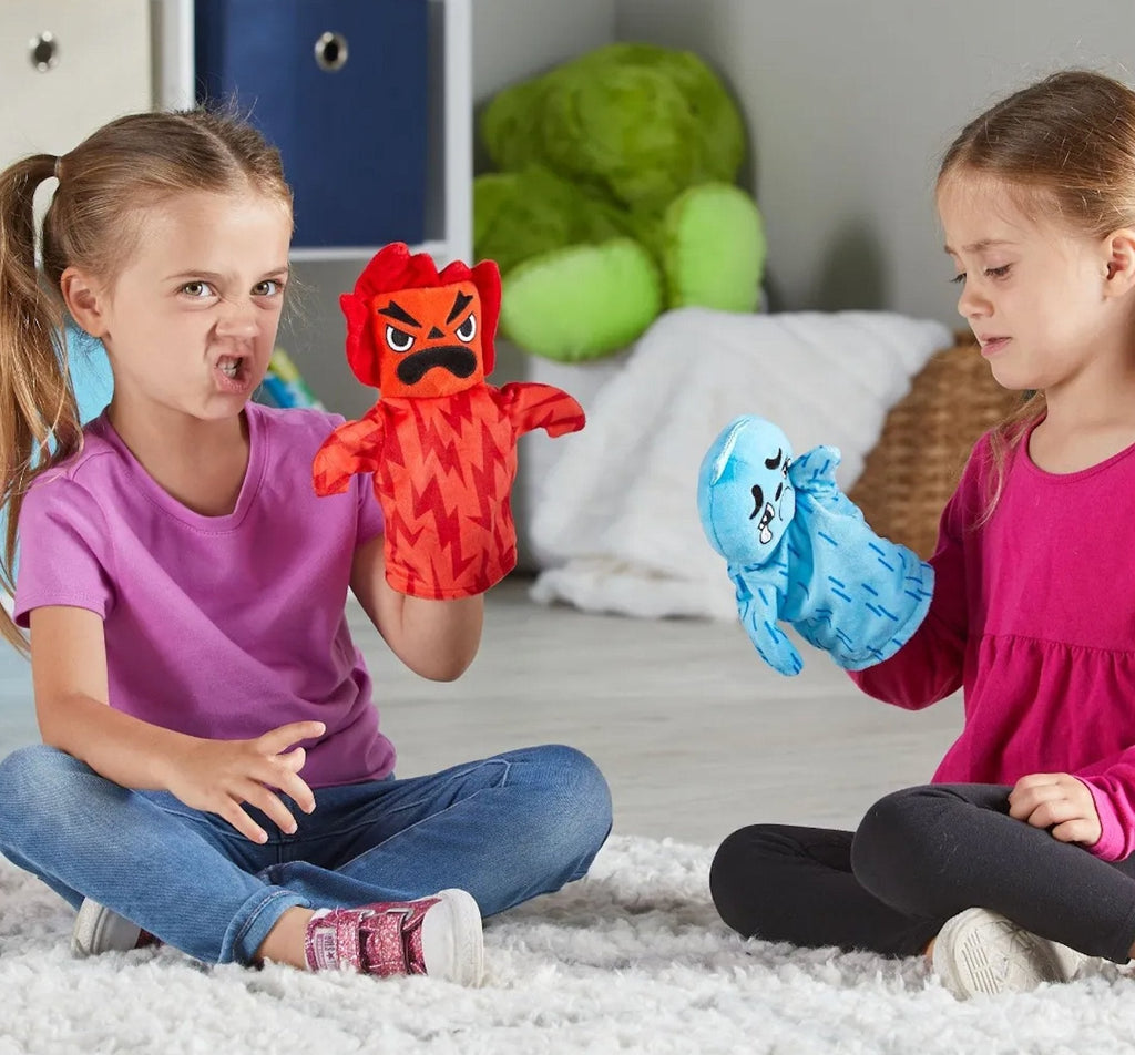 Emotions Sensory Hand Puppets - Little Whispers