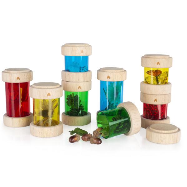 Guidecraft Treasure Tubes - Primary (Individual) - Little Whispers