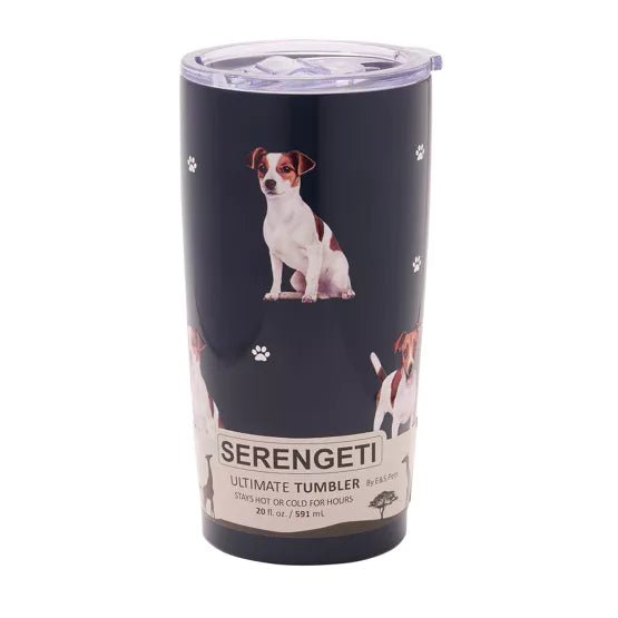 Jack Russell Stainless Steel Tumbler - Hot & Cold Drinks - Little Whispers