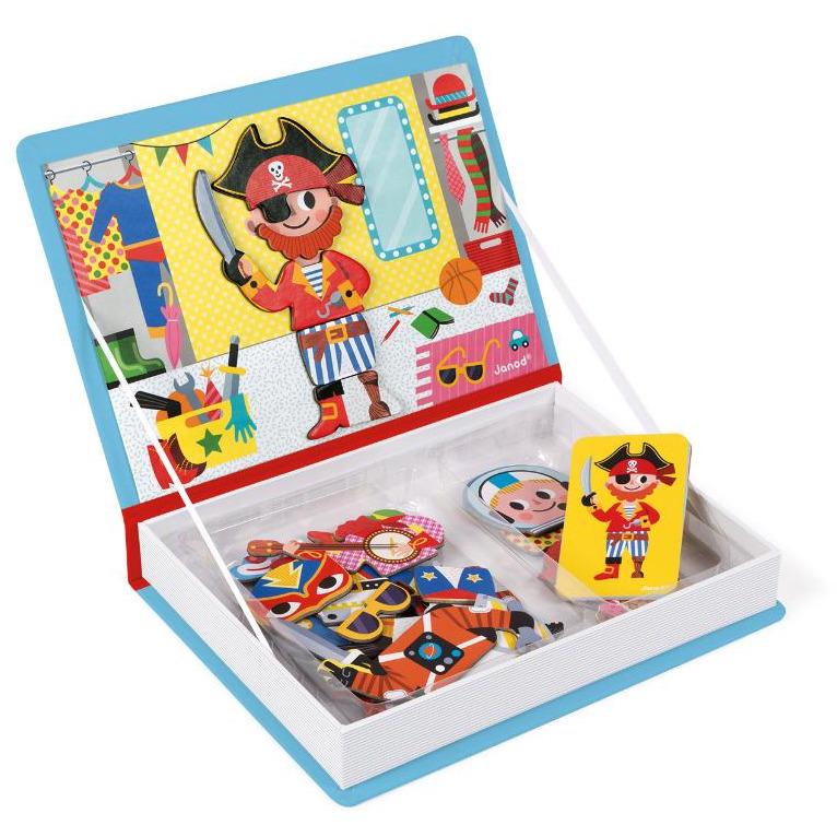 Janod Boys Costumes Magnetic Book - Little Whispers