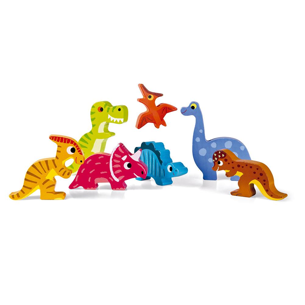 Janod Dinosaur Wooden Puzzle - Little Whispers