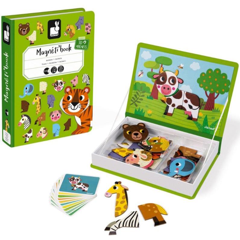Janod Magnetic Book Animals - Little Whispers