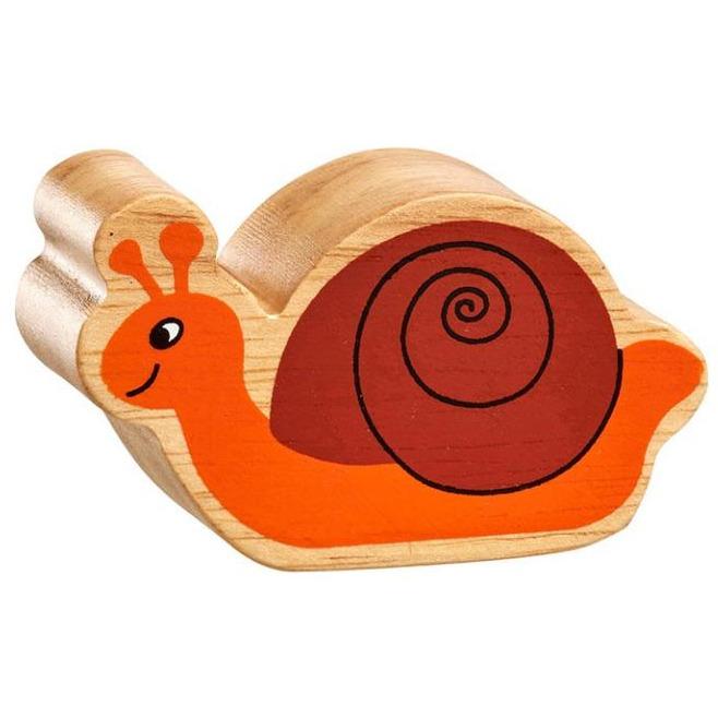 Lanka Kade Snail - Natural Brown & Orange - Little Whispers