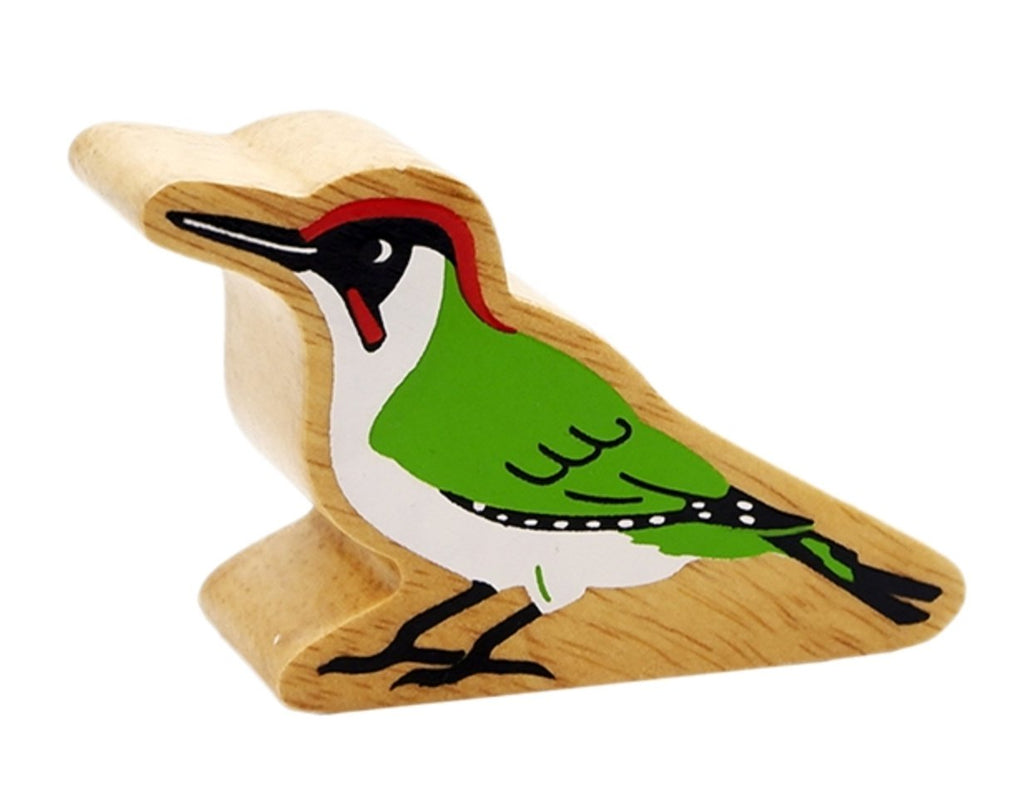 Lanka Kade Wooden Green Woodpecker - Little Whispers