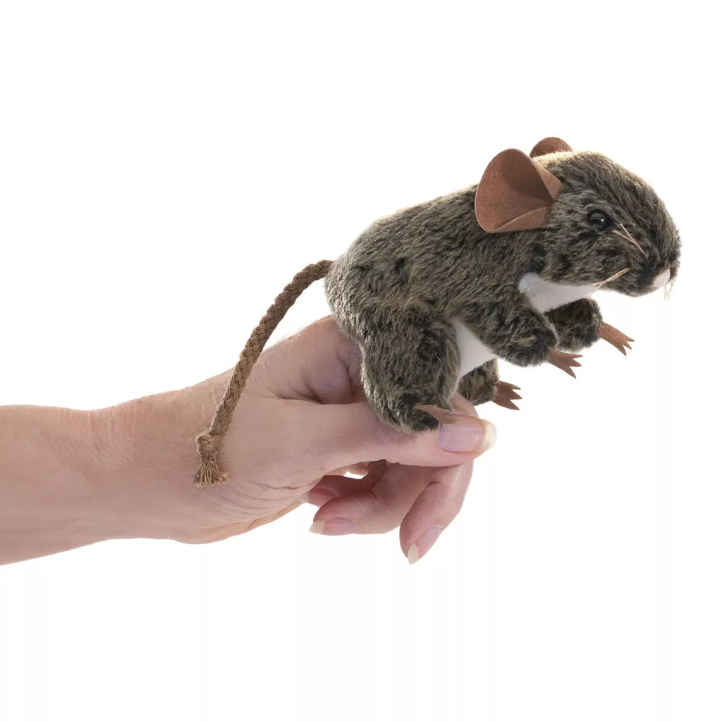 Mini Field Mouse Finger Puppet - Little Whispers
