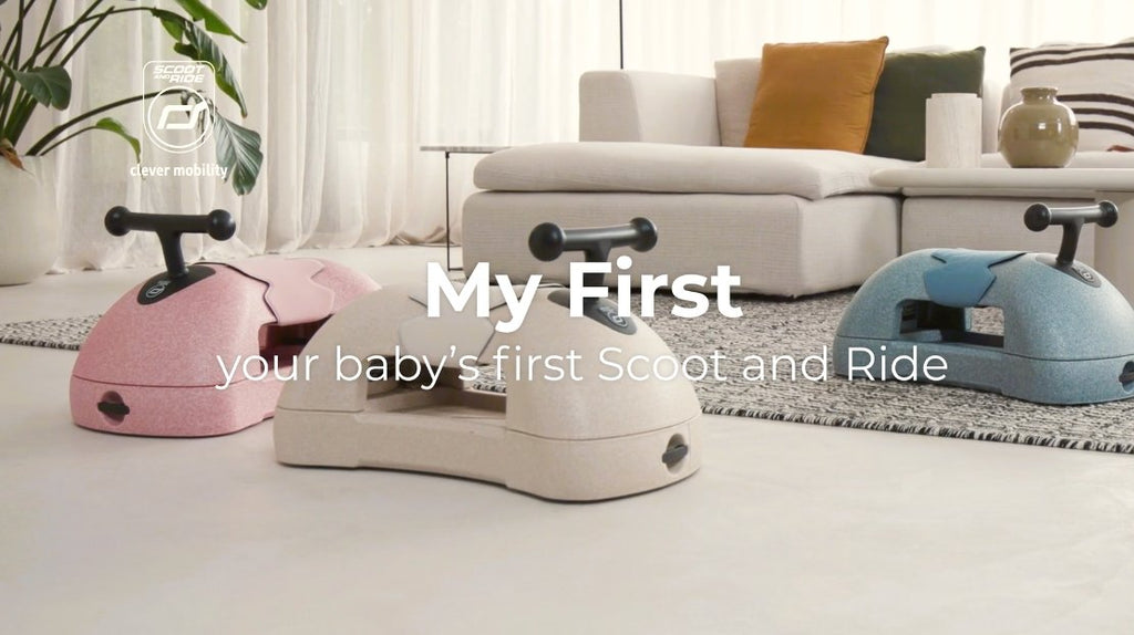 My First 3-in-1 baby walker & ride-on - Rose (Direct Shipping) - Little Whispers