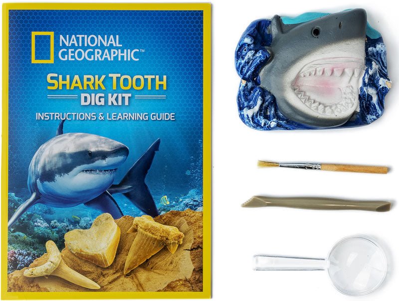 National Geographic Shark Tooth Dig Kit - Little Whispers