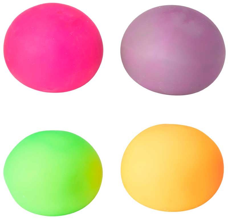 Neon Stress Balls 6cm ASSORTED - Little Whispers