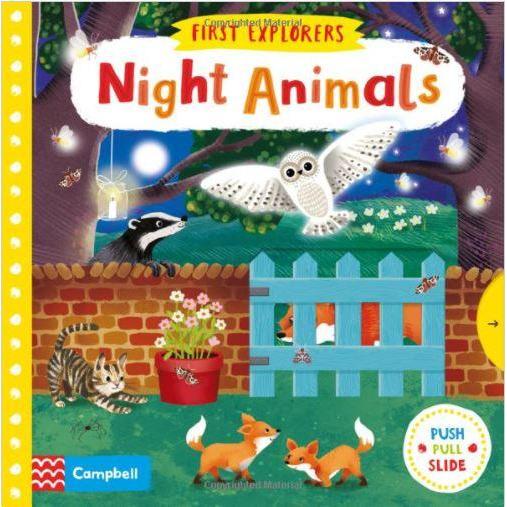 Night Animals Board Book - Little Whispers