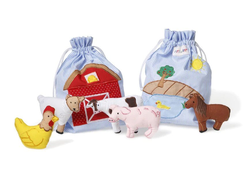 Oskar & Ellen Farm Yard Fun Story Bag - Little Whispers