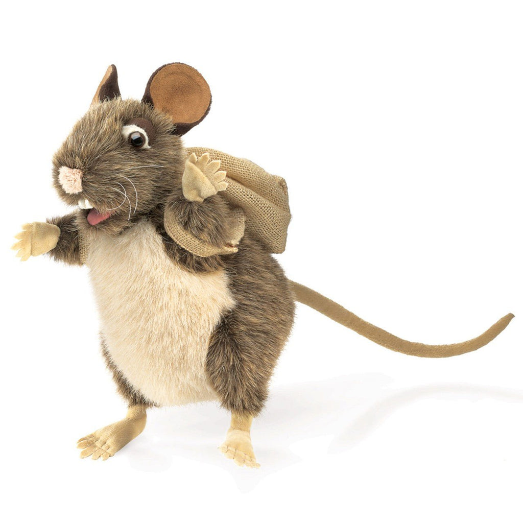 Pack Rat Puppet with detachable Pack - Little Whispers