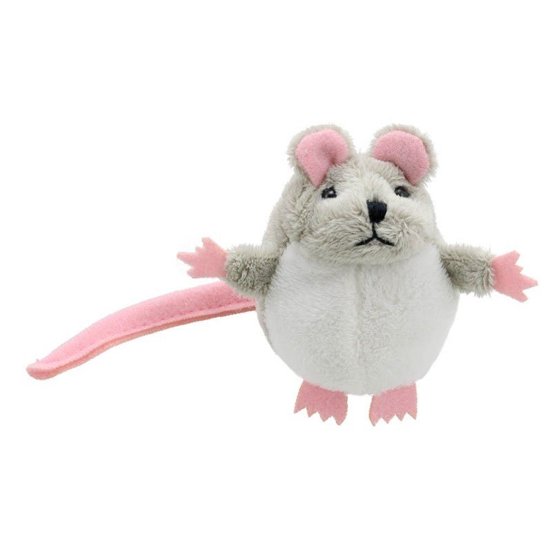 Puppet Company Mouse - Grey Finger Puppet - Little Whispers