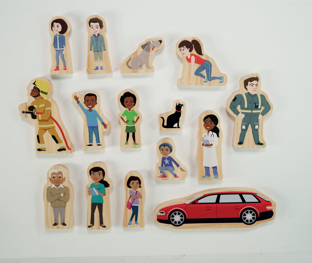 Superhero Wooden Characters - Little Whispers