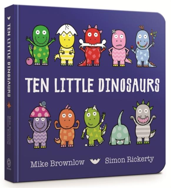 Ten Little Dinosaurs Board Book - Little Whispers