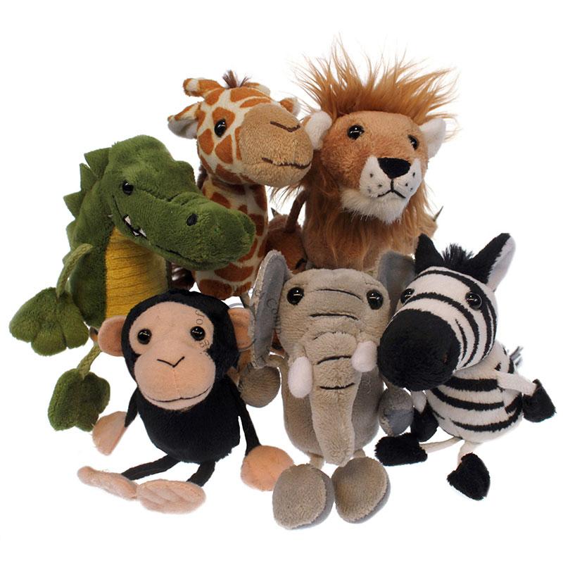 The Puppet Company African Animals Set of 6 - Little Whispers