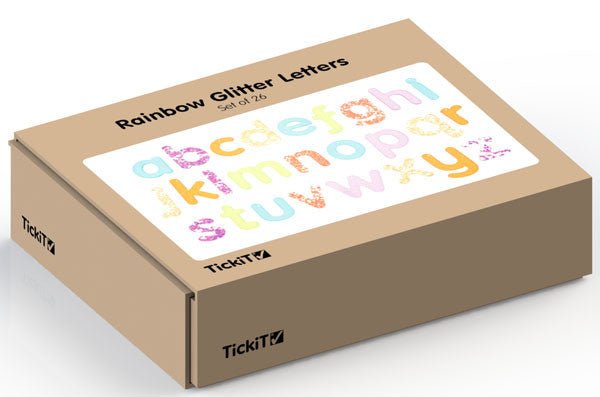 TickiT Rainbow Glitter Letters - Pk26 72433 - Little Whispers