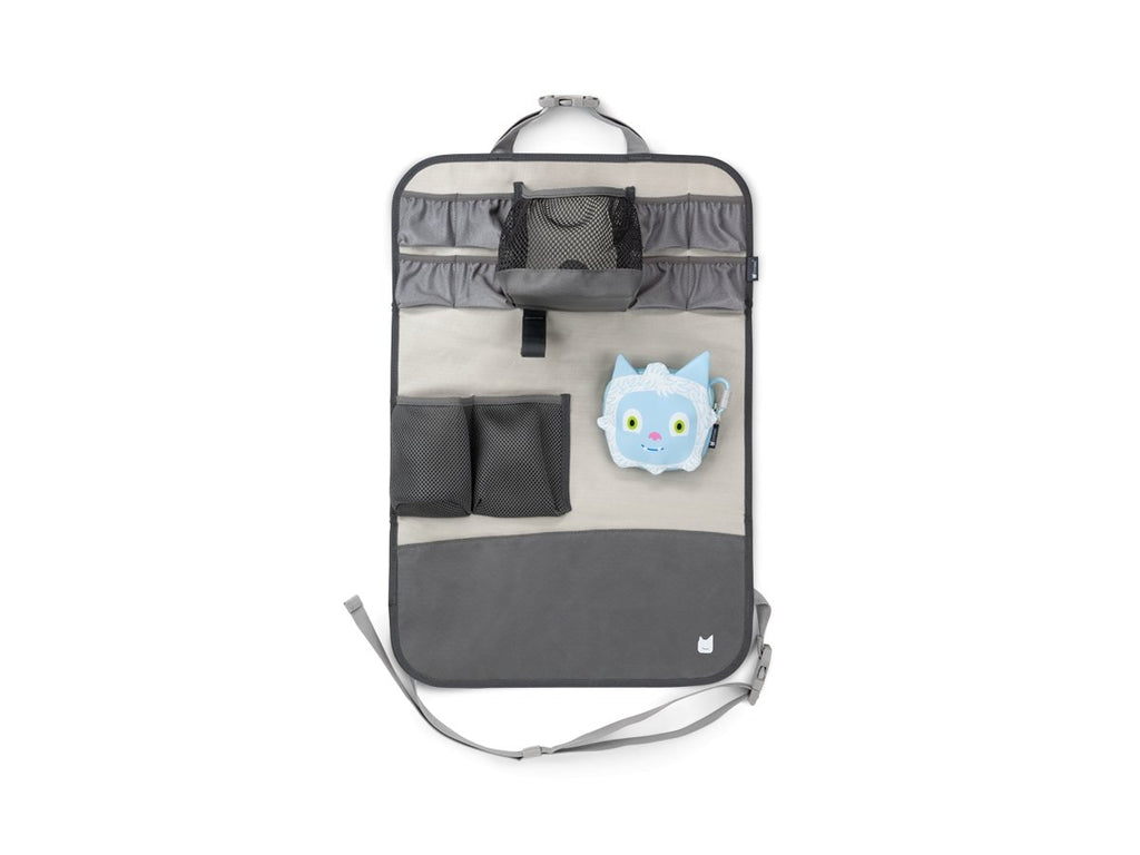 Tonies Car Organiser & Pouch - (GREY) for use with Toniebox Player - Little Whispers