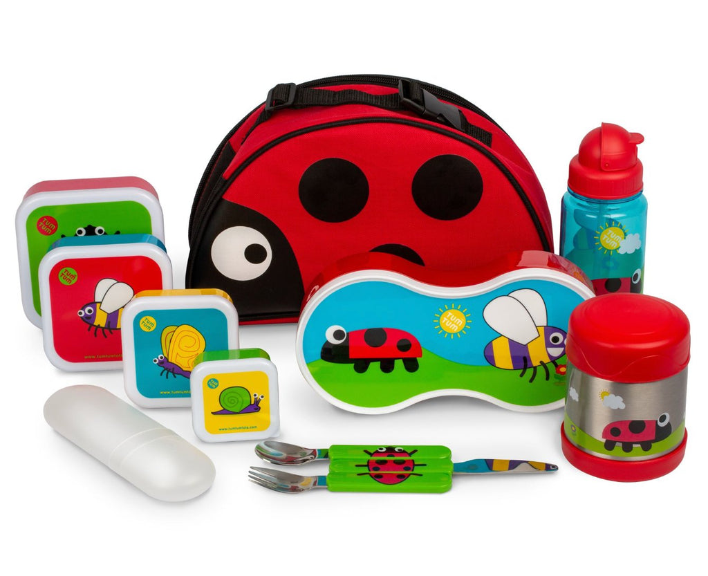 Tum Tum Insulated Lunch Box (Ladybird) - Little Whispers