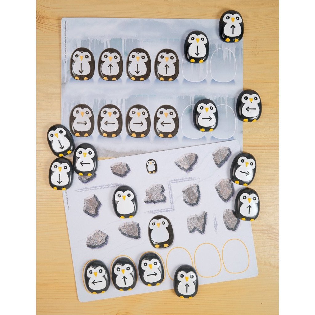 Yellow Door Pre-Coding Penguin Activity Cards - Little Whispers