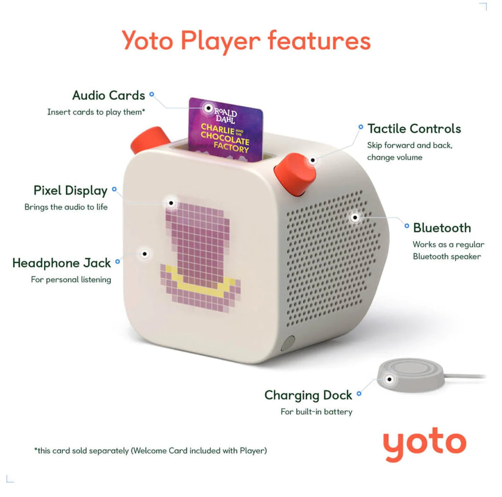 Yoto Player (3rd Generation Bundle) Yoto and Adventure Jacket - Little Whispers