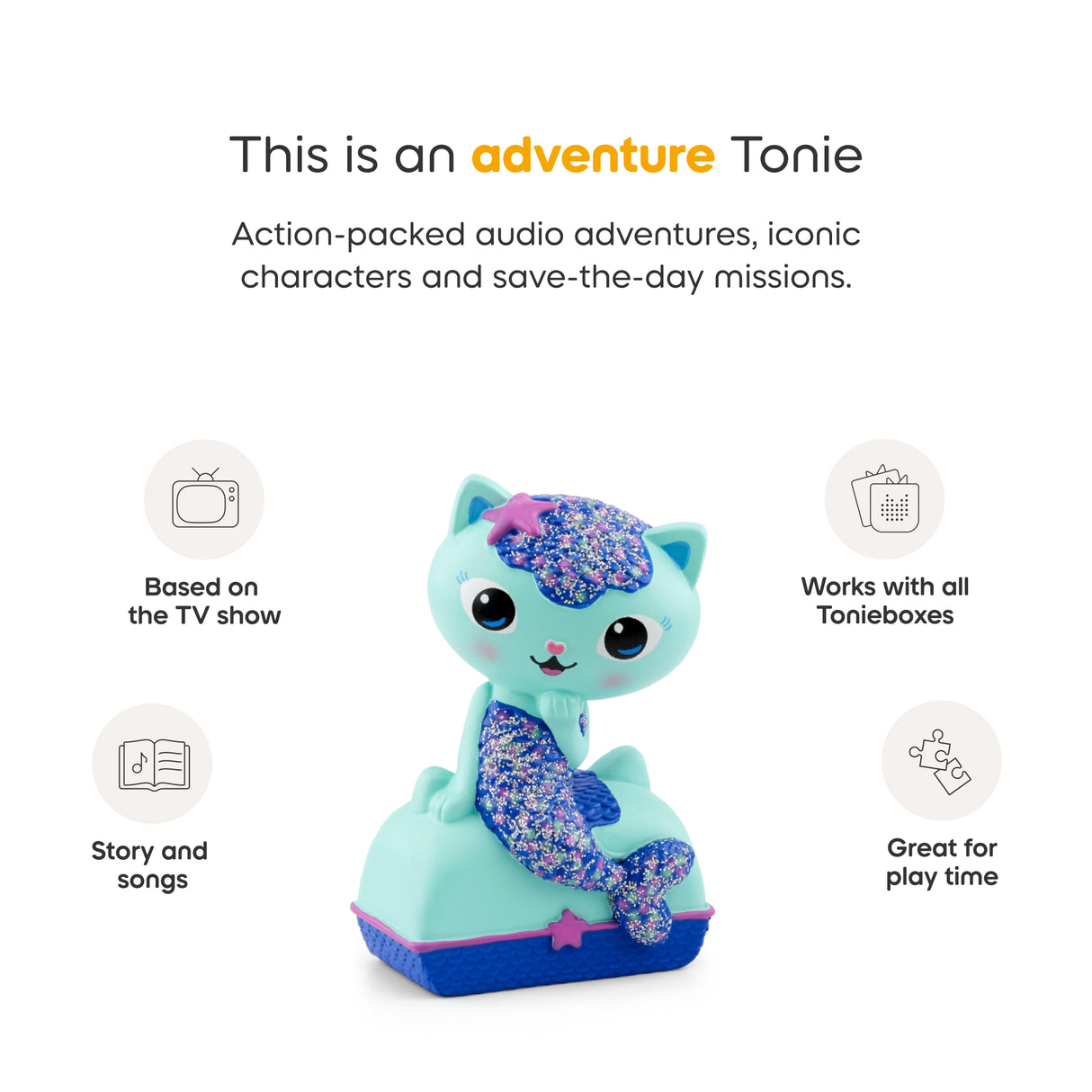 Gabby’s Dollhouse: Mercat Audio Classic Tonie Character