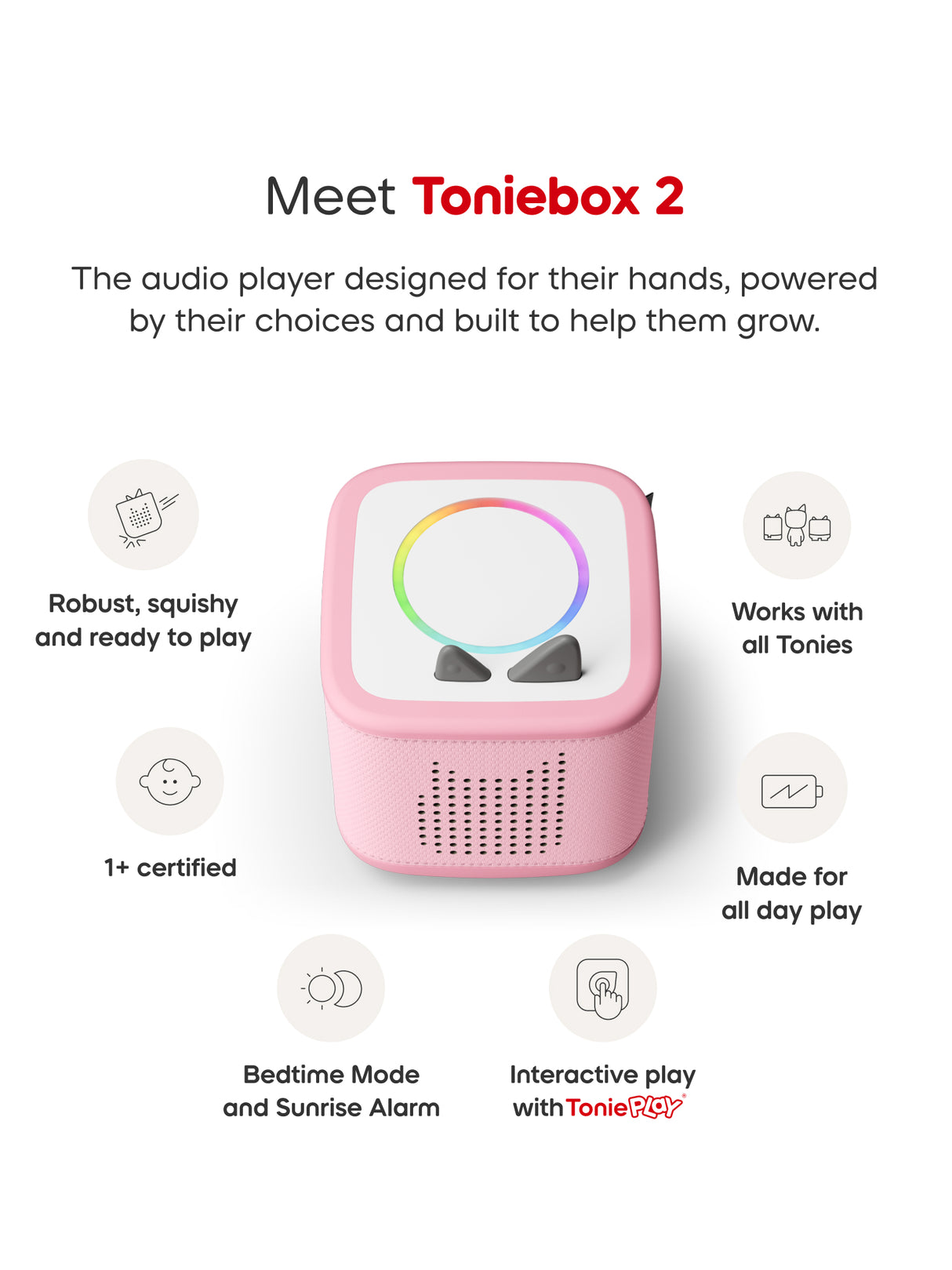 Toniebox 2 Cloud Pink Play Set Paw Patrol Chase UK 